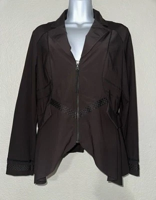 Giacca Deca DeVous a Nous Gothic Steampunk Vesta Banou Marrone 2 Nuova senza etichette Difetto Leggi - Immagine 1 di 4