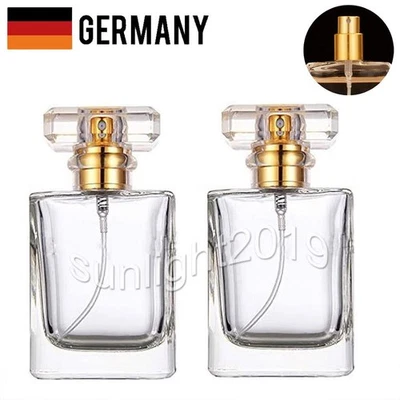 2 Stück Zerstäuber Sprühflasche Nachfüllbare Flasche Parfümflasche Reise 50ML - Bild 1 von 4