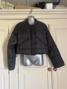 “ZARA” Women's Black Puffer Jacket Size M - Picture 1 of 6