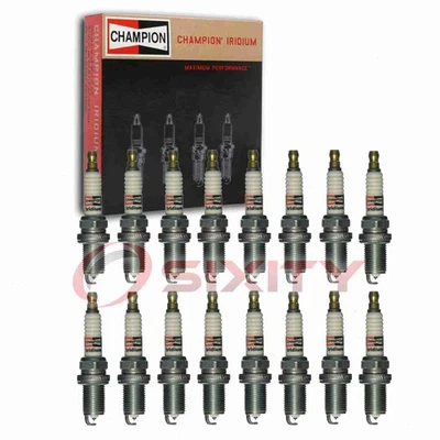16 pc Champion Iridium Spark Plugs for 2003-2006 Mercedes-Benz CLK55 AMG yx - Image 1 of 4