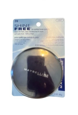 Maybelline Shine Free Oil-Control Loose Powder #210 Light (1 New/Sealed) - Image 1 of 2