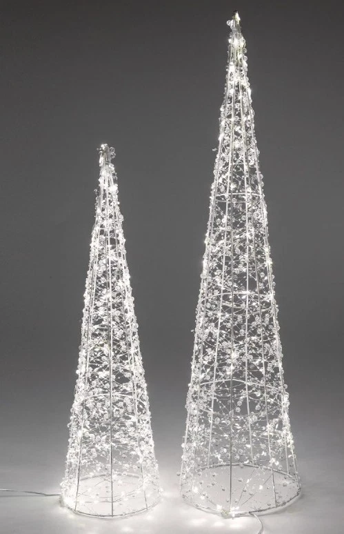 formano 2x Weihnachtsbaum rund 60cm mit 300 LED's + 80cm mit 400 LED's m. Funkel - Bild 1 von 1