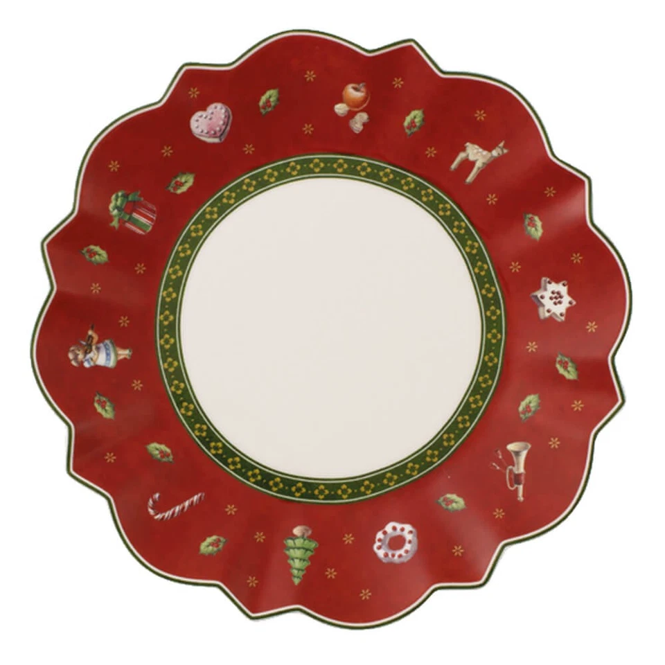 Villeroy & Boch Toy's Delight Brotteller rot Keksteller Teller Porzellanteller