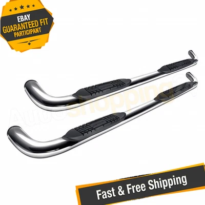 ProMaxx Automotive 11241S 3" Round Nerf Bars for 2015-2021 Ford F-150 Super Duty Foto 1 de 4