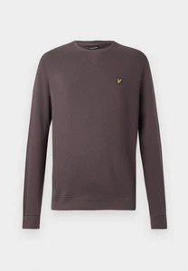 LYLE & SCOTT CREW NECK BRUSHBACK SWEATSHIRT ESPRESSO, NEW! MOD-CASUAL - Foto 1 di 1