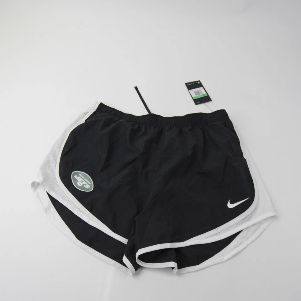 Nuevo pantalón corto de running New York Jets Nike para mujer negro/blanco Foto 1 de 1