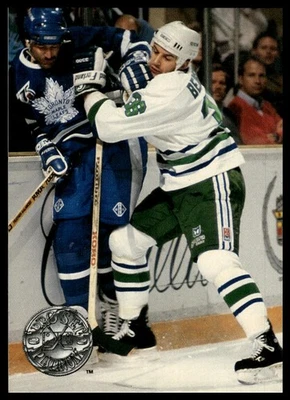 1991-92 Pro Set Platinum #176 Marc Bergevin - Image 1 of 2