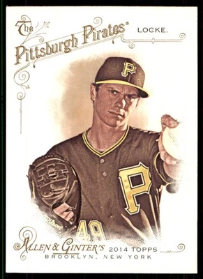 2014 Topps Allen & Ginter Jeff Locke Pittsburgh Pirates #198 - Image 1 of 2