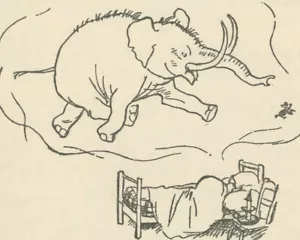 Winnie-the-Pooh 1926 - Were Heffalumps Fond of Pigs por Ernest H Shepard Print - Imagen 1 de 3