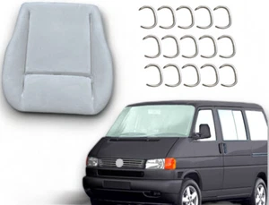 Cojín de asiento cojín de espuma para VW Volkswagen T4 + abrazaderas CORTO - Imagen 1 de 7