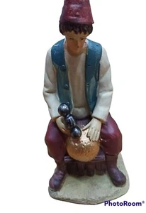 Statuina per Presepe "Il Ramaio" in resina colorata h 15 x 7 cm - Foto 1 di 3