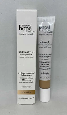 ФИЛОСОФИЯ ОБНОВЛЕННАЯ НАДЕЖДА В БАНКЕ ПОЛНЫЙ КОНСИЛЕР 5,5 БЕЖЕВЫЙ .34 УНЦИЙ 24 Ч ВОДЫ - Изображение 1 из 4