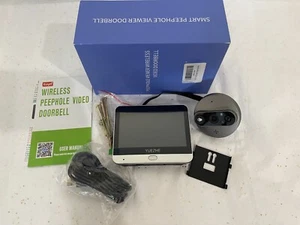 Smart WIFI Peephole Viewer Video Doorbell 4.3" LCD Display 1080P Night Vision - Picture 1 of 5