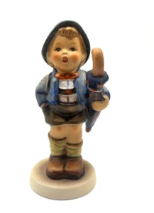 Hummel Goebel Figurine #198 Home From Market - Boy with Piglet Signed TMK6 - Picture 1 of 4
