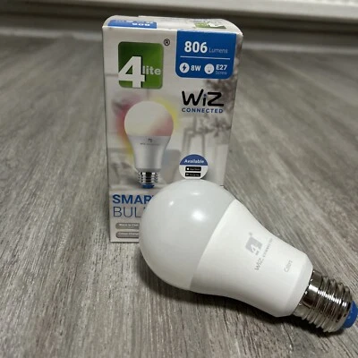Wiz LED GLS Smart Bulbs 8w  WATT E27 Alexa Google Wifi - Image 1 of 4