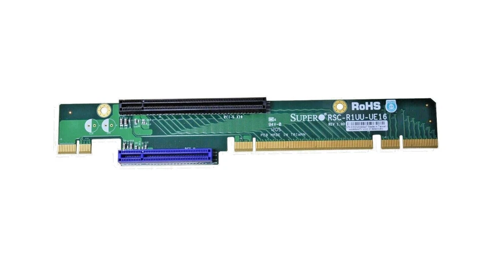 Supermicro RSC-R1UU-UE16 Riser Card NEW, IN STOCK, 5 Year Warranty - Image 1 of 1