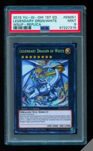 PSA 9 Yu-Gi-Oh! Legendary Dragon Of White WSUP - Bild 1 von 1