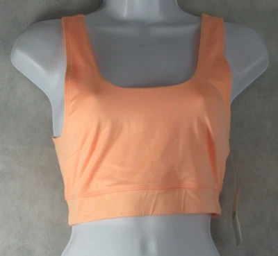 Jenni Intimates Women's Square Neck Bralette, Orange Melon, Medium - Image 1 of 3