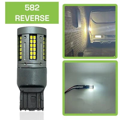 1 x Reverse Light Bulb 72 LED CANBUS 582 W21W for Peugeot iOn 2010-2020 - Photo 1/4