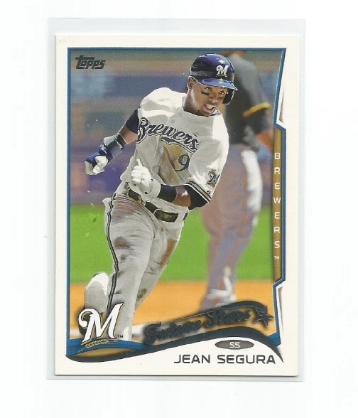 JEAN SEGURA (Milwaukee Brewers) 2014 TOPPS FUTURE STARS CARD #215 - Image 1 of 1