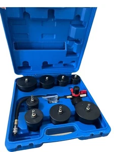 9 PZ SET KIT PROVA TESTER PERDITA PRESSIONE SISTEMA DI RAFFREDDAMENTO MANOMETRO - Foto 1 di 5