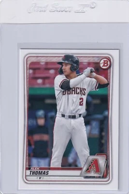 2020 BOWMAN DRAFT RC ALEK THOMAS ARIZONA DIAMONDBACKS ROOKIE PROSPECTS E7972 - Image 1 of 2