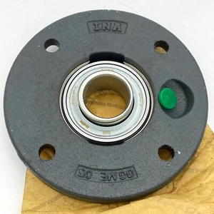 NEW INA GG-ME05 Housed Bearing - 4 Bolts, 52MM Shaft, 90MM Center, FP6, M0706-17 - Picture 1 of 5