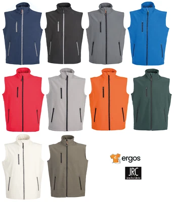 JRC Gilet TARVISIO MAN Smanicato Soft Shell Impermeabile Interno Pile da Uomo