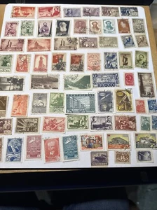 Russia Stamps 60 different Used or CTOs ( Lot 4A File 42) - Picture 1 of 8