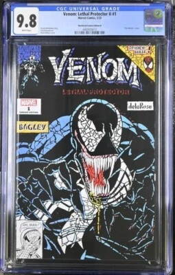 Комиксы Venom Lethal Protector II NO1 2023 CGC 9.8 вариант B Shattered Comics черные - Изображение 1 из 2