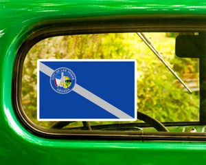 LAS VEGAS NEVADA FLAG DECAL 2 Stickers Bogo For Car Bumper Truck 4x4 2 For 1 - Imagen 1 de 1