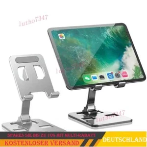Alüminyum Tablet Halterung Ständer Universal Halter für Tablet iPad Handy Tisch - Bild 1 von 5