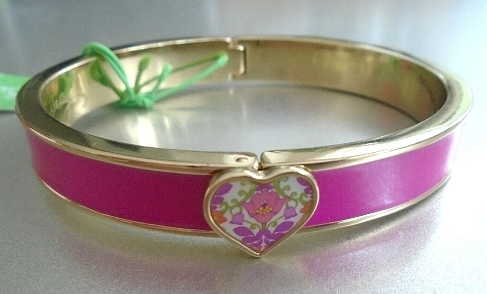 Vera Bradley Bangle Bracelet Lilli Bell Heart