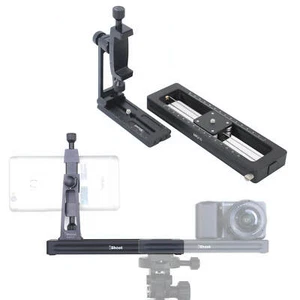 Macro Focusing Rail Slider & Phone Photography Bracket for Camera MILC and Phone - Picture 1 of 12