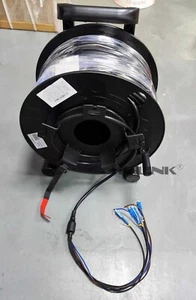 100meters Hybrid Fiber Optic Cable 4cores SM SC/UPC-SC/UPC and 2 Cores Power - Picture 1 of 2