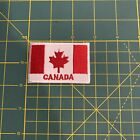 CANADIAN FLAG PATCH EMBROIDERED IRON-ON CANADA EMBLEM MAPLE LEAF applique RED