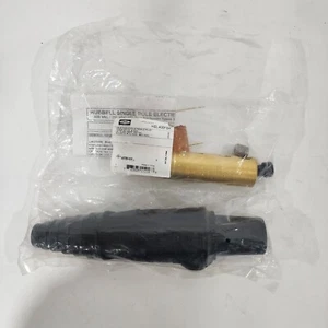 HUBBELL HBL400FBK Connector: Female Connector, 400 A, Black - Picture 1 of 3