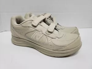 New Balance Walking DSL-2 Shoes Cream Off White Ivory Mens Size 9 2A No Tie - Picture 1 of 7