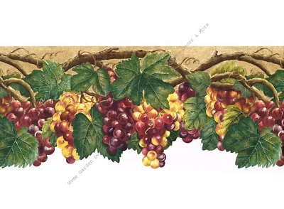 Toscana Toscana Vid Dorada Borde Decorativo Esculpido Borde Papel Pintado 10" Foto 1 de 4