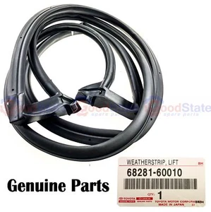Genuine Toyota LandCruiser 80 Series FJ Tail Lift Gate Weatherstrip Rubber Seal - Picture 1 of 7
