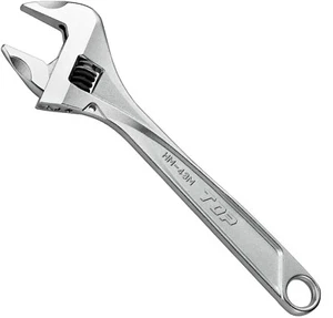 TOP WORK-WIDE ADJUSTABLE WRENCH (0~43mm) HM-43M MADE IN JAPAN - Picture 1 of 6