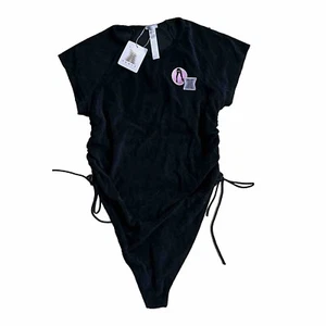 Neu mit Etikett Savage X Fenty 70er Jahre geruchter Frottee-Tanga Teddy schwarz Damen-Body Gr. XL - Bild 1 von 7
