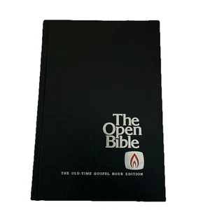 Vintage 1975 The Open Bible King James Version Old-Time Gospel Hour - Picture 1 of 4