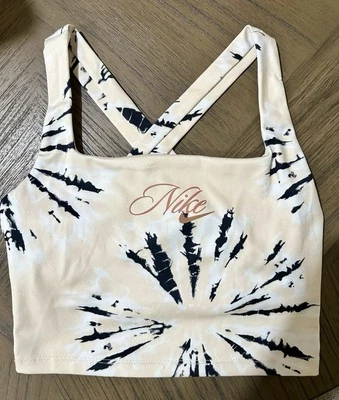 Camiseta sin mangas Nike Cropped Training Dri Fit para mujer talla XS beige Foto 1 de 3