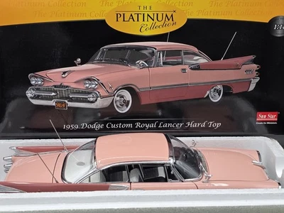 Sun Star Platinum 1959 Dodge Custom Royal Lancer Hardtop 1:18 Diecast Car 5481 - Image 1 of 4