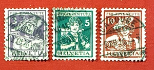 {SUIZA-Semi-Postal/ SCOTT #B4-6/USADO-JUEGO EN MUY BUEN ESTADO/ CV $126,00/epictronic/JC} - Imagen 1 de 2
