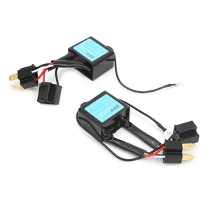 2pcs LED Error Free Decoder Headlamp For H4 Polarity Converter AntiFlicker⊹ - Picture 1 of 12