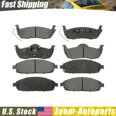 Disc Brake Pad Set Front Rear fits Jeep Commander 2006 2007 2008 2009 2010 - Image 1 of 4