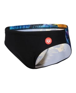 Arena Boys Swim Trunks Crazy Driving Skull Jr Brief, Black, 140 cm (10-11 Years - Picture 1 of 5
