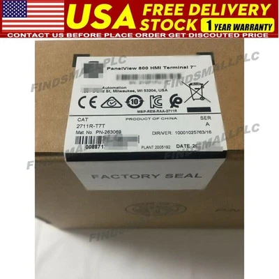 2711R-T7T PANELVIEW 800 7-INCH HMI TERMINAL 2711R-T7T 1pcs - Image 1 of 4